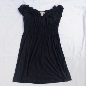 Michael Kors Cotton Black Dress